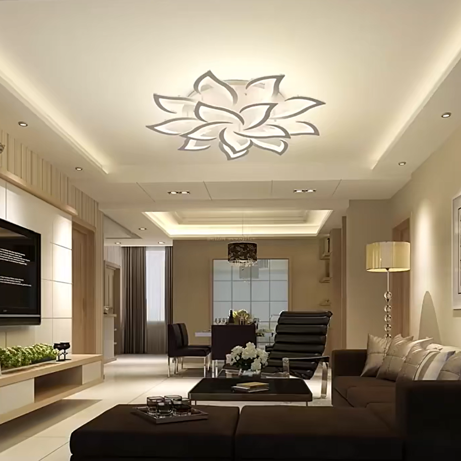 Plafonnier Lotus Floral LED | Héloïse