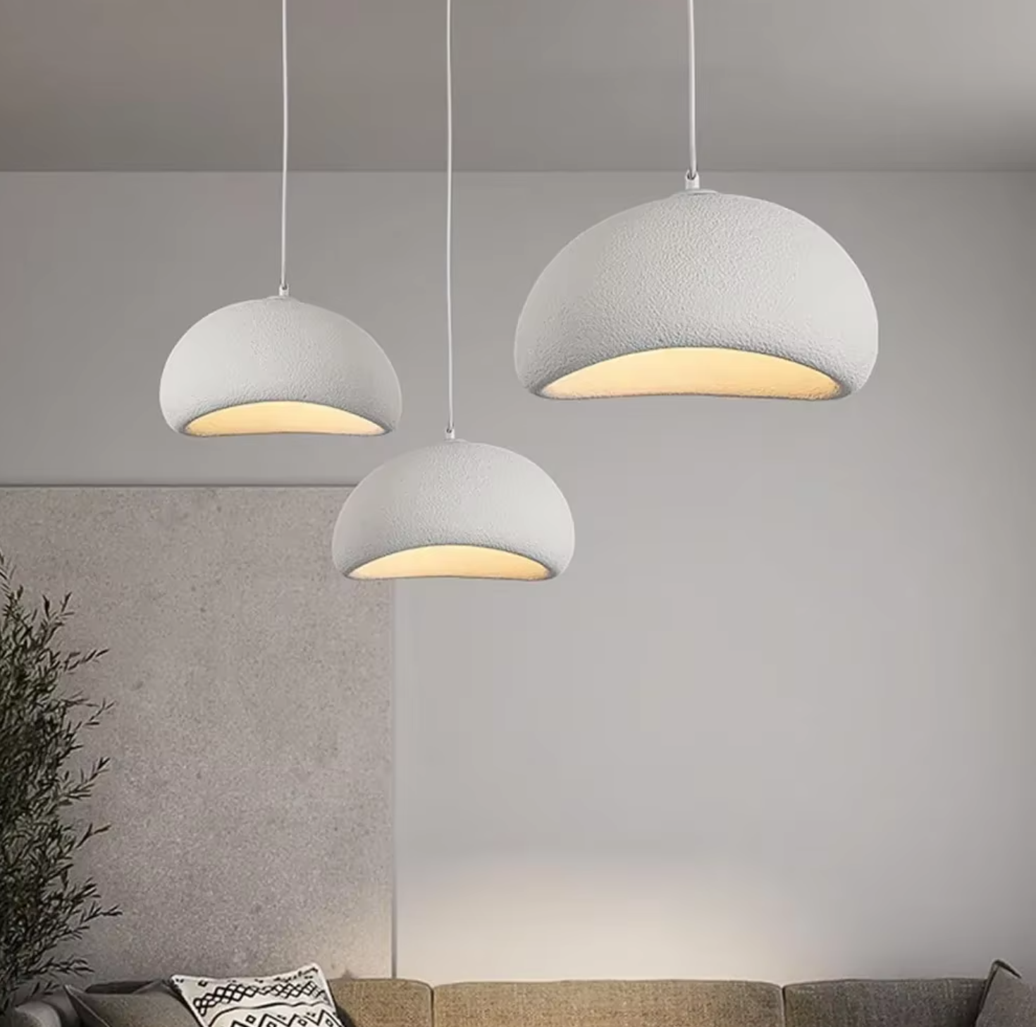 Plafonnier Blanc Wabi-Sabi | Margaux