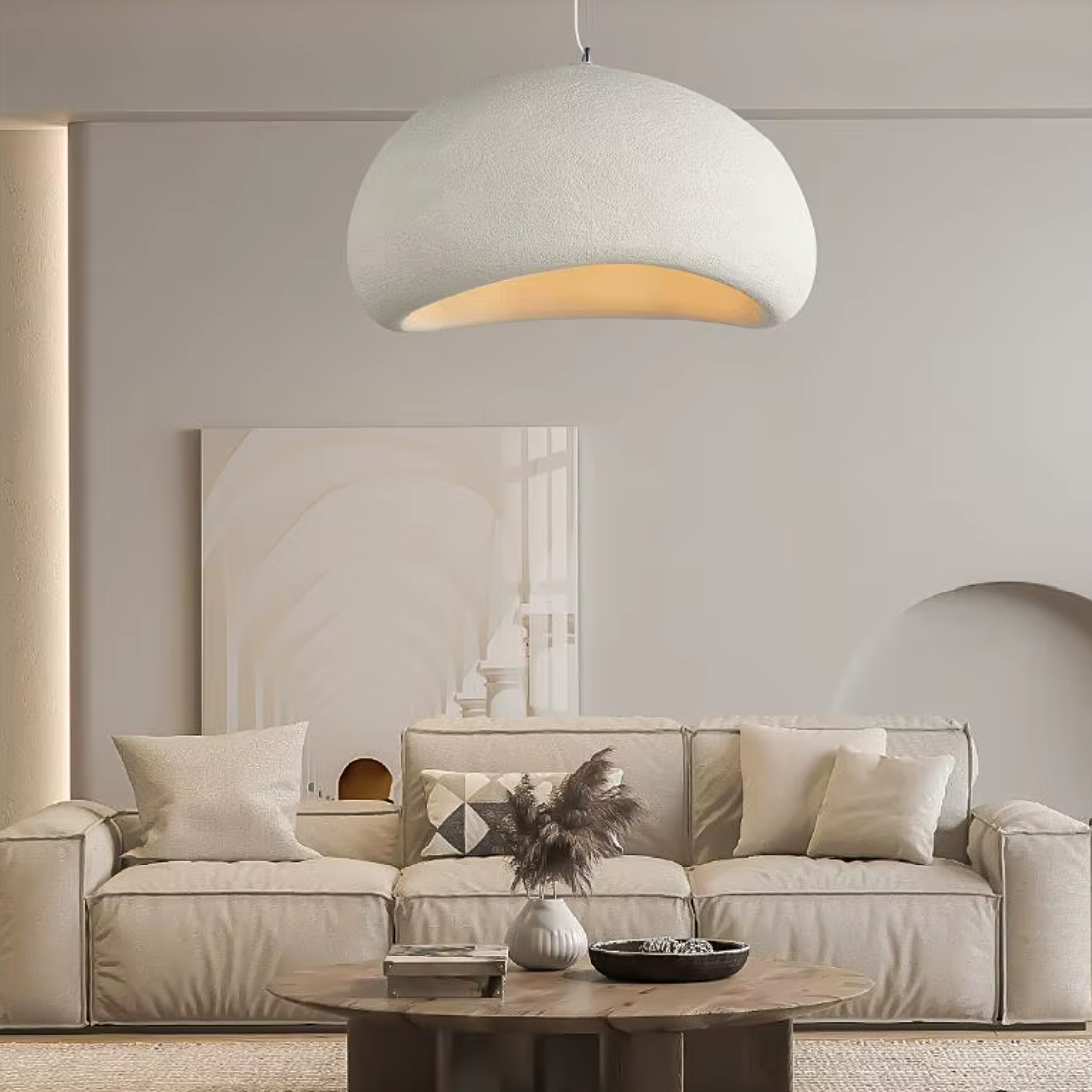 Plafonnier Blanc Wabi-Sabi | Margaux