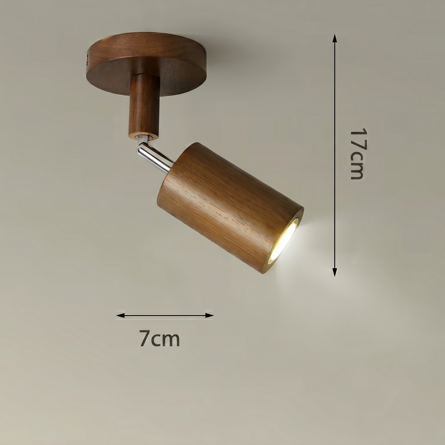 Plafonnier Bois Rotatif | Gauthier