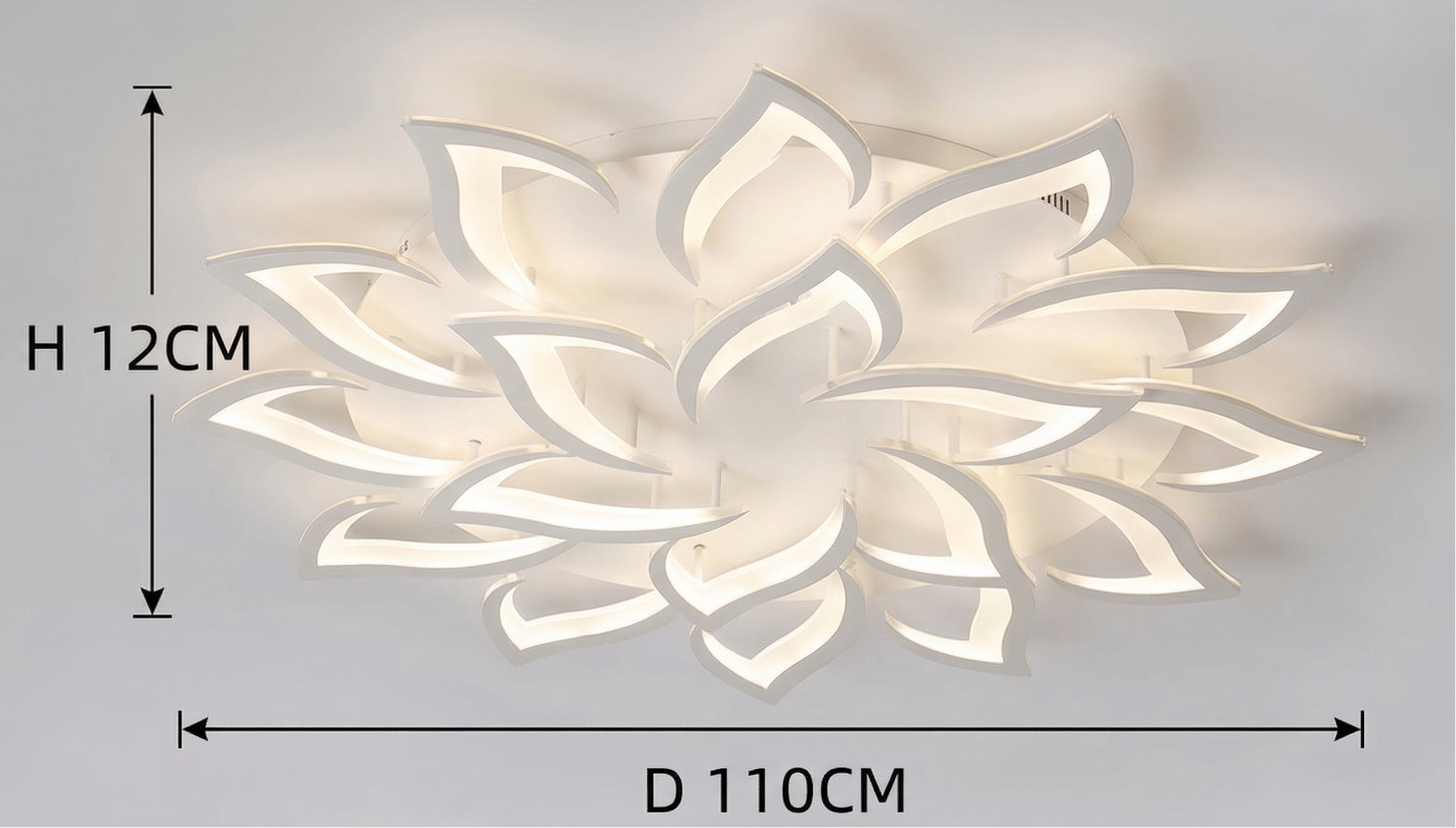 Plafonnier Lotus Floral LED | Héloïse