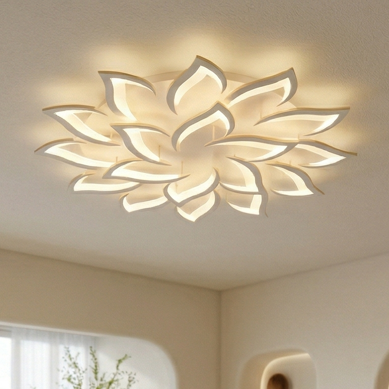 Plafonnier Lotus Floral LED | Héloïse