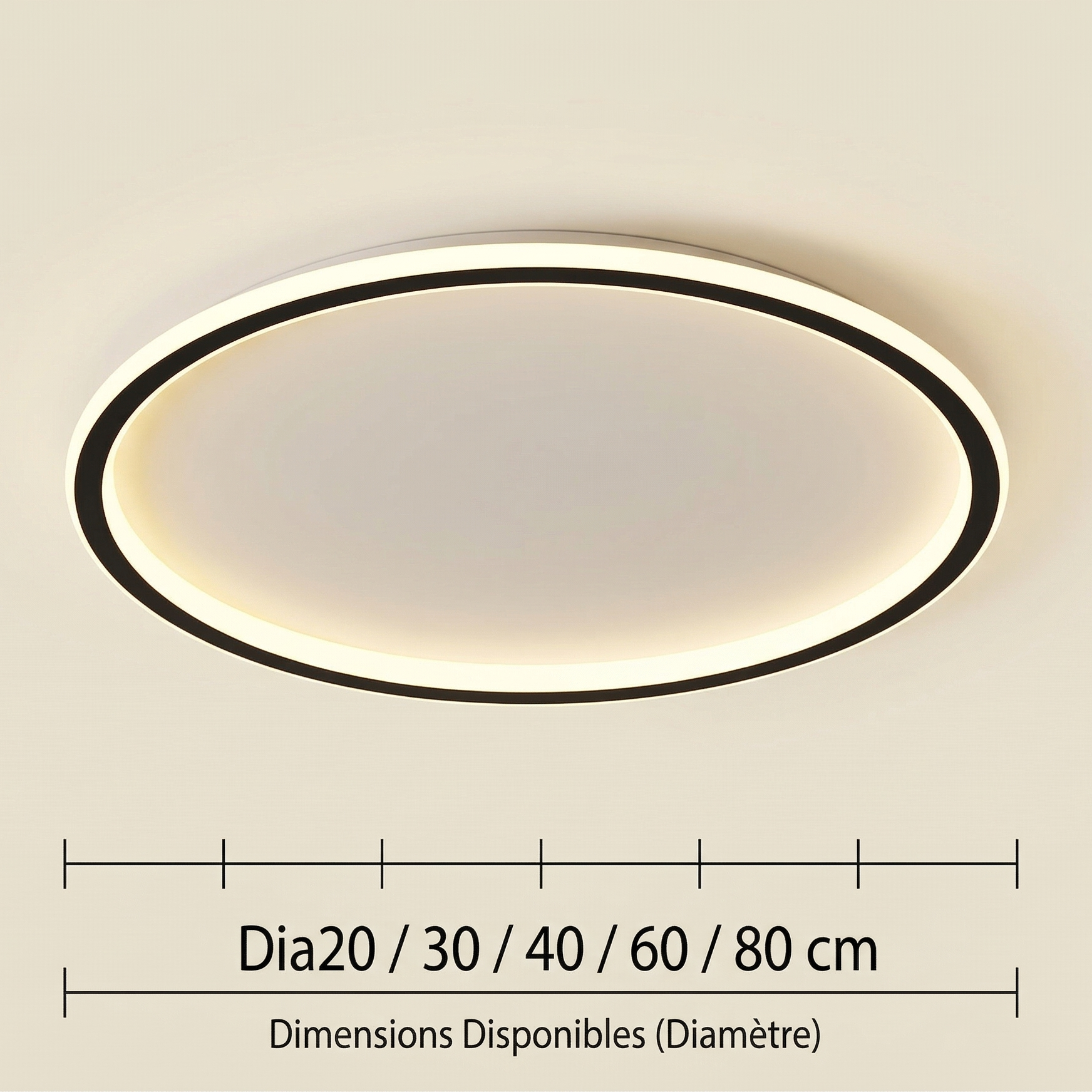 Plafonnier Circulaire Dimmable | Lucien