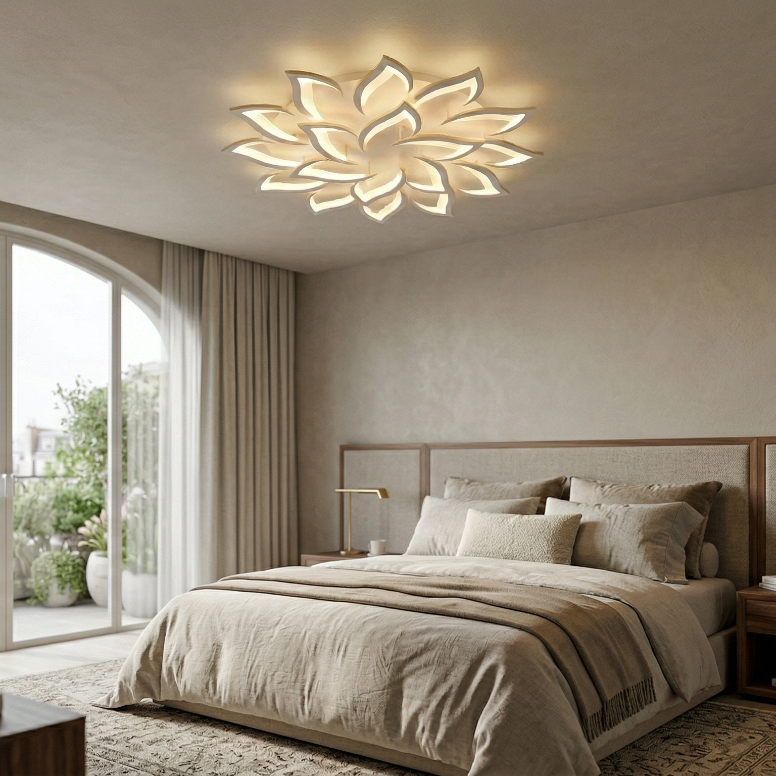 Plafonnier Lotus Floral LED | Héloïse