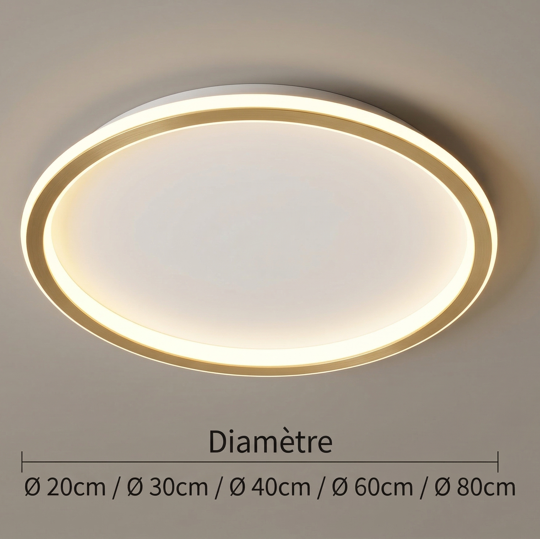 Plafonnier Circulaire Dimmable | Lucien