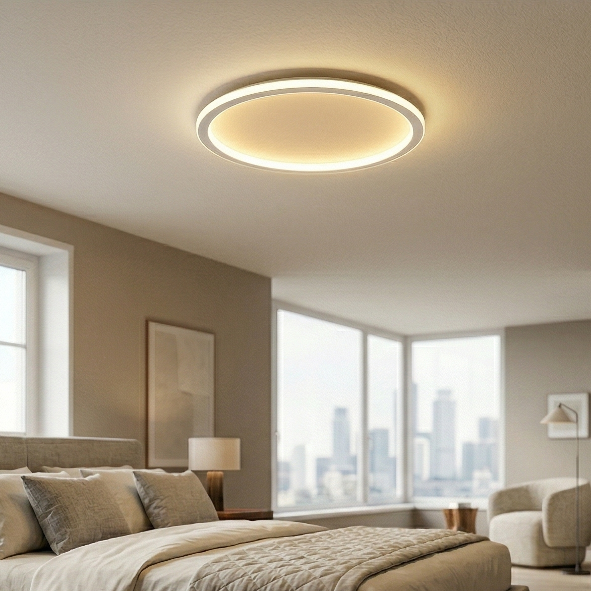 Plafonnier Circulaire Dimmable | Lucien