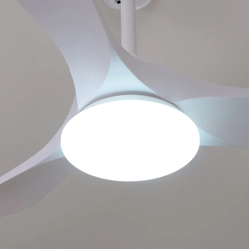 Plafonnier Ventilateur Bois LED Silencieux Télécommande | Noémie