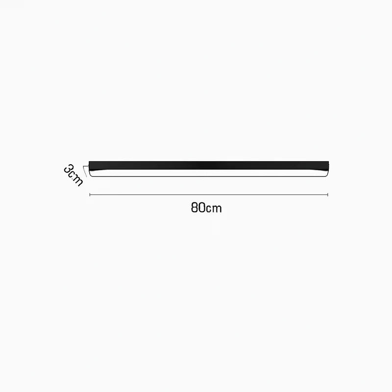 Plafonnier Noir Rectangulaire LED | Étienne